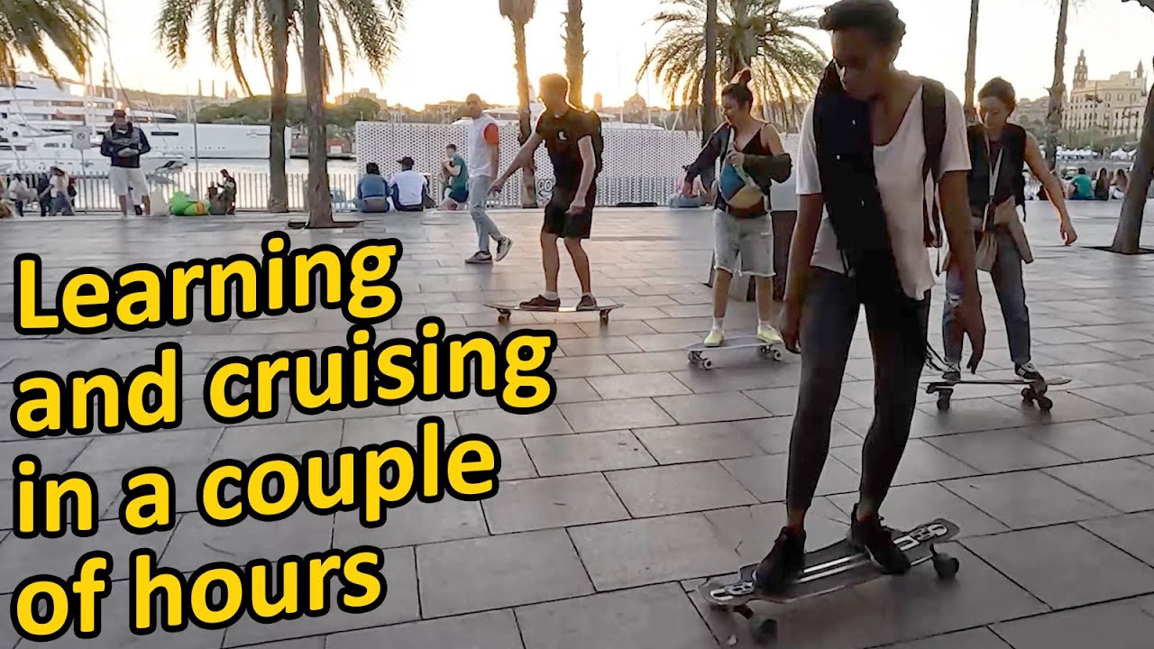 Imparando ad andare in Surfskate e Longboard a Barcellona
