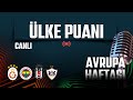 ÜLKE PUANI Sohbeti | Maçları Canlı Takip Ediyoruz!
