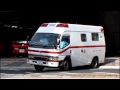 [消防車　救急車　パトカー]警察・消防緊急走行7