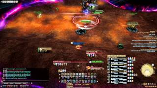 FFXIV : ARR - The Blinding Coil of Bahamut - Twintania Turn 5 (black mage PoV) By EG