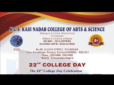 K.C.S.Kasi Nadar College of Arts & Science 22nd College Day30th May,  2022 (Part -II)