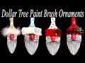 DOLLAR TREE Gnome Paint Brush Ornaments