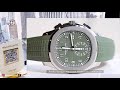 Patek Philippe Aquanaut Khaki Green White Gold 5968G-010