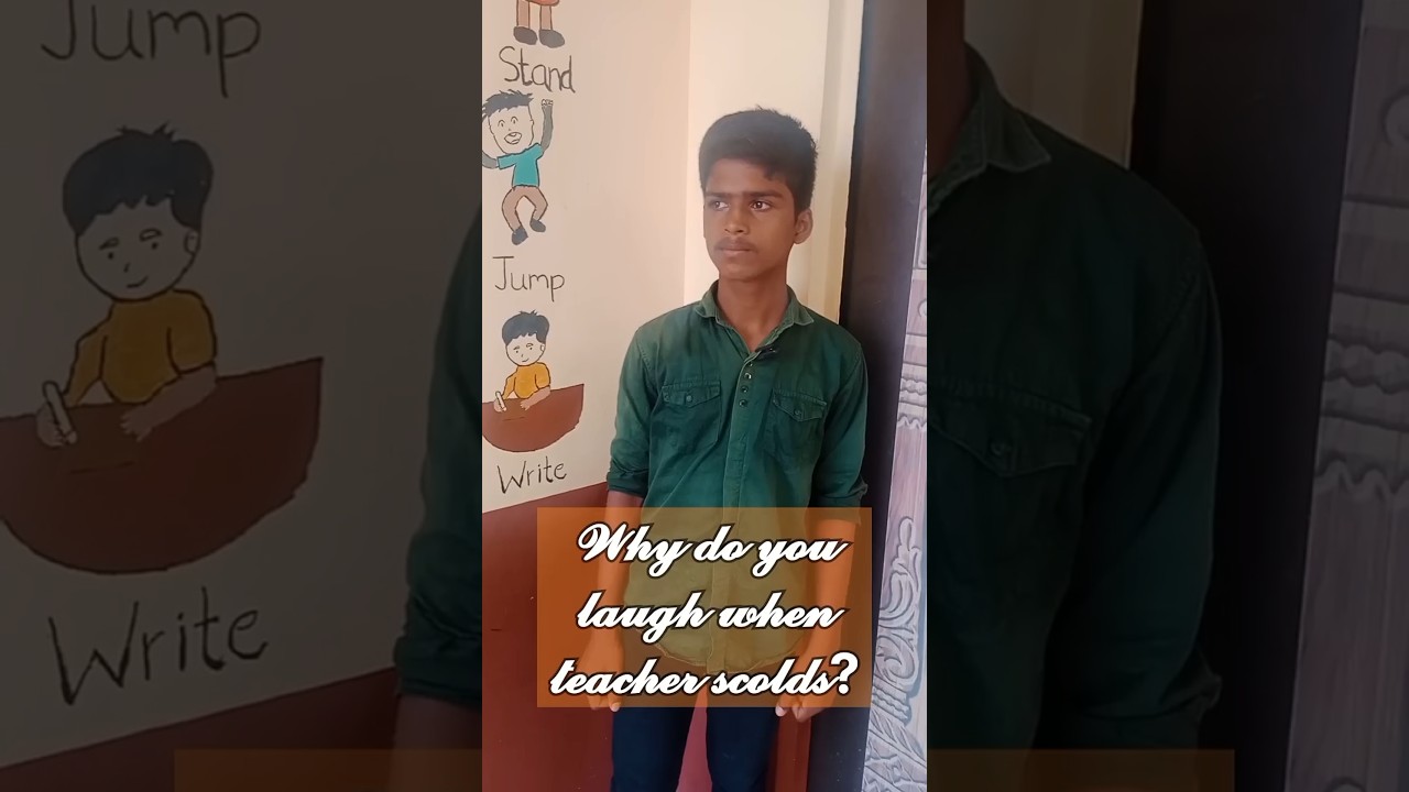 𝓥𝓪𝓵𝓲𝓭 𝓻𝓮𝓪𝓼𝓸𝓷 𝓯𝓸𝓻 𝓼𝓶𝓲𝓵𝓲𝓷𝓰 𝔀𝓱𝓮𝓷 𝓽𝓮𝓪𝓬𝓱𝓮𝓻 𝓼𝓬𝓸𝓵𝓭𝓼. #funnyshorts #ytshorts #english #englishgrammar