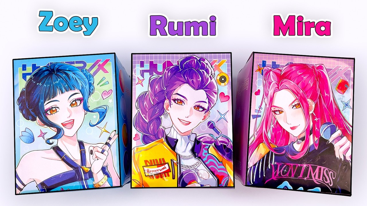 Paper DIY✨$1000 KPOP DEMON HUNTER Huntrix Blind Boxes Unboxing