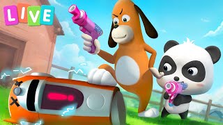 🔴 BabyBus - O Robô-Cão 🐶 | Kiki e Seus Amigos | Desenhos ...