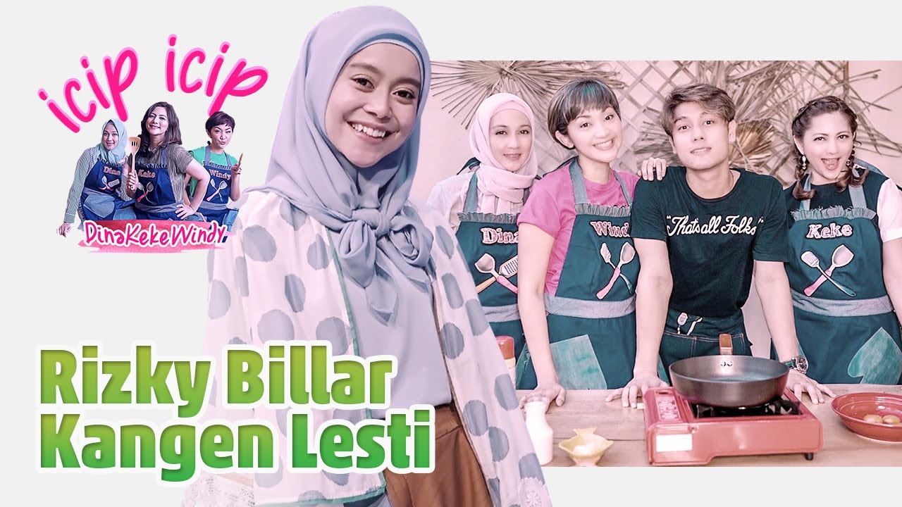 RIZKY BILLAR LAGI MASAK-MASAK KEINGET LESTI DAN DIAAA