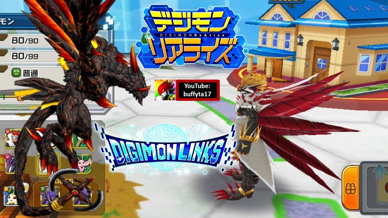 digimon link  Update New  Digimon Links VS Digimon ReArise - Gameplay clips