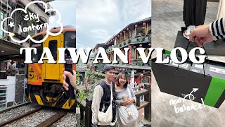 taiwan vlog day 2 🇹🇼| jiufen food, shifen sky lantern, ruifang train station, buying new balance