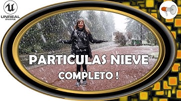 📢 Partículas de Nieve “COMPLETO”, Unreal Engine 13, UE curso o tutorial español