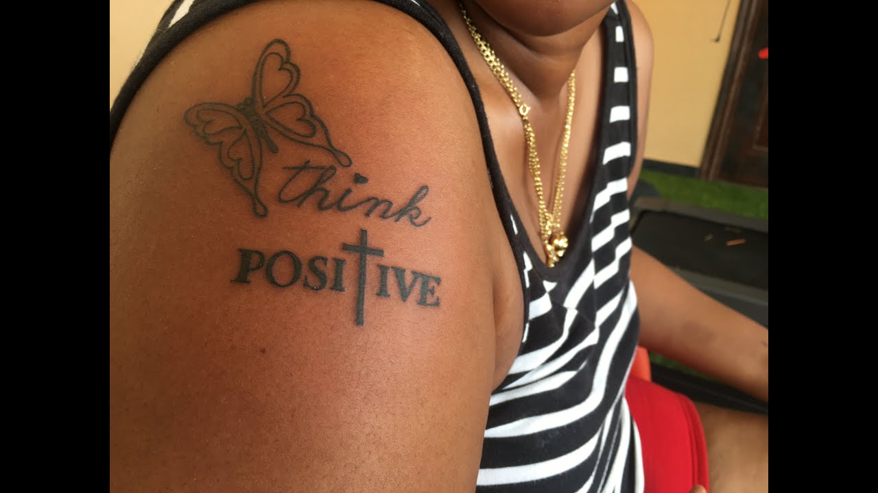 Think Positive Tattoo 