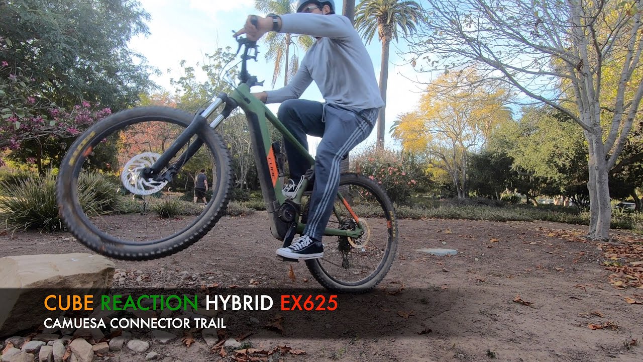 2020 CUBE REACTION HYBRID EX 625 ELECTRIC MOUNTAIN BIKE REVIEW - YouTube