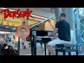 I played guts theme berserk on public piano at the airport