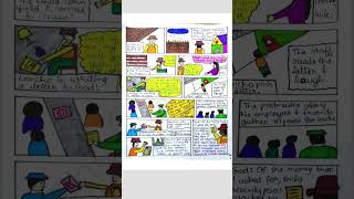 A Letter to God: Comic Strip Summary I Class 10 English I Part 1 #trending #class10 #comicstrips