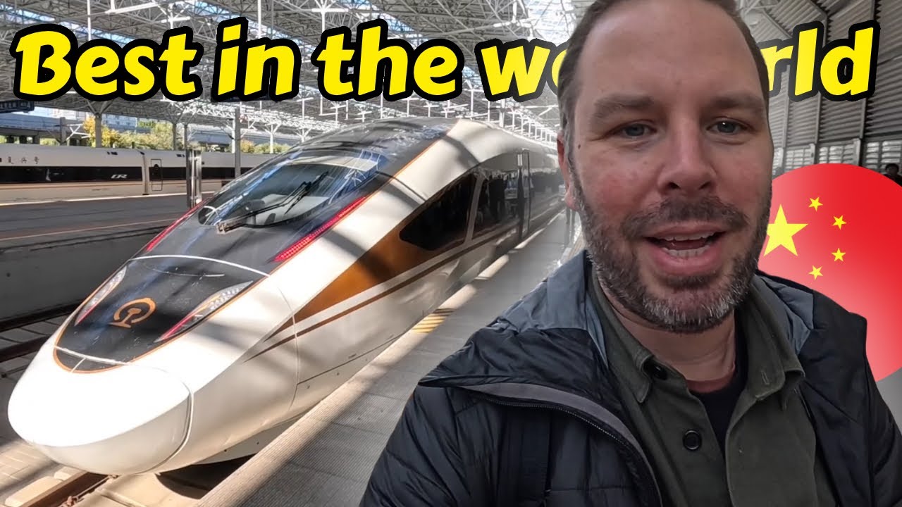 $4 High-Speed Train From The Great Wall of China to Beijing 🇨🇳
