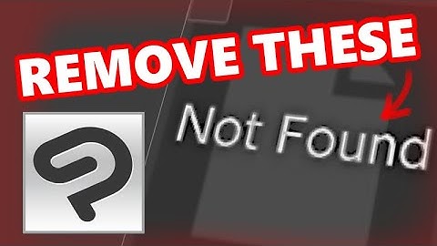 How To Remove NOT FOUND Files From CLIP STUDIO