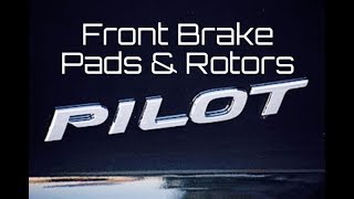 Honda Pilot Front Brake Pads and Rotor Replacement 2003 - 2008 Acura MDX
