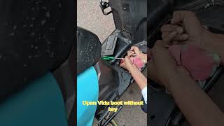 Open Vida V2 Plus Boot without a key.