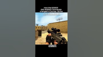 How SG553 changed in Counter-Strike #cs #cs16 #cssource #csgo #cs2 #retrogaming #cshistory