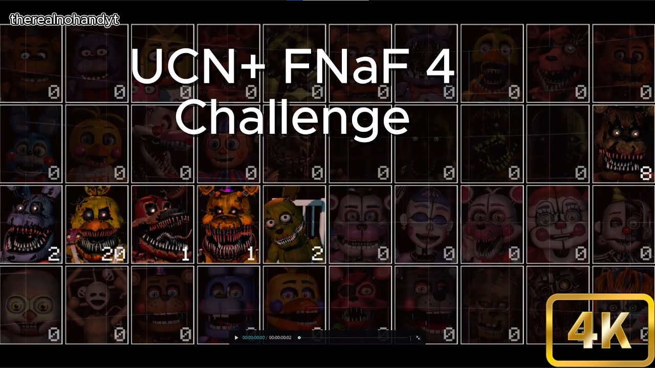 UCN+ FNaF 4 Challenge | Part 4 - This Challenge is sooo boring - YouTube