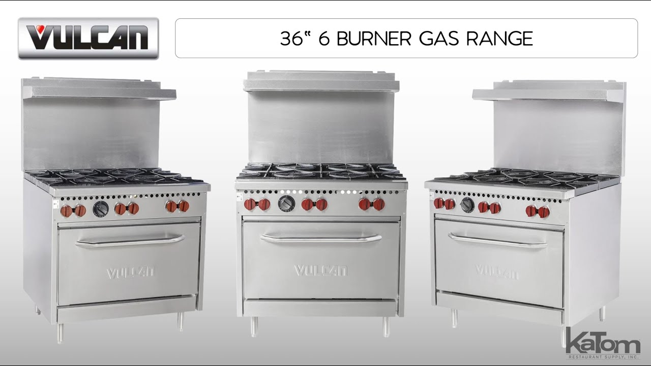 Vulcan 6 Burner Gas Range You