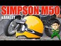 バイク用ヘルメットはダサいと諦めてました。SIMPSON M50