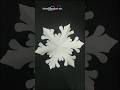 DIY ✨ paper snowflake ❄️ paper craft and art 📄 149 #shorts #snowflakes #viralshort #diy #papercraft