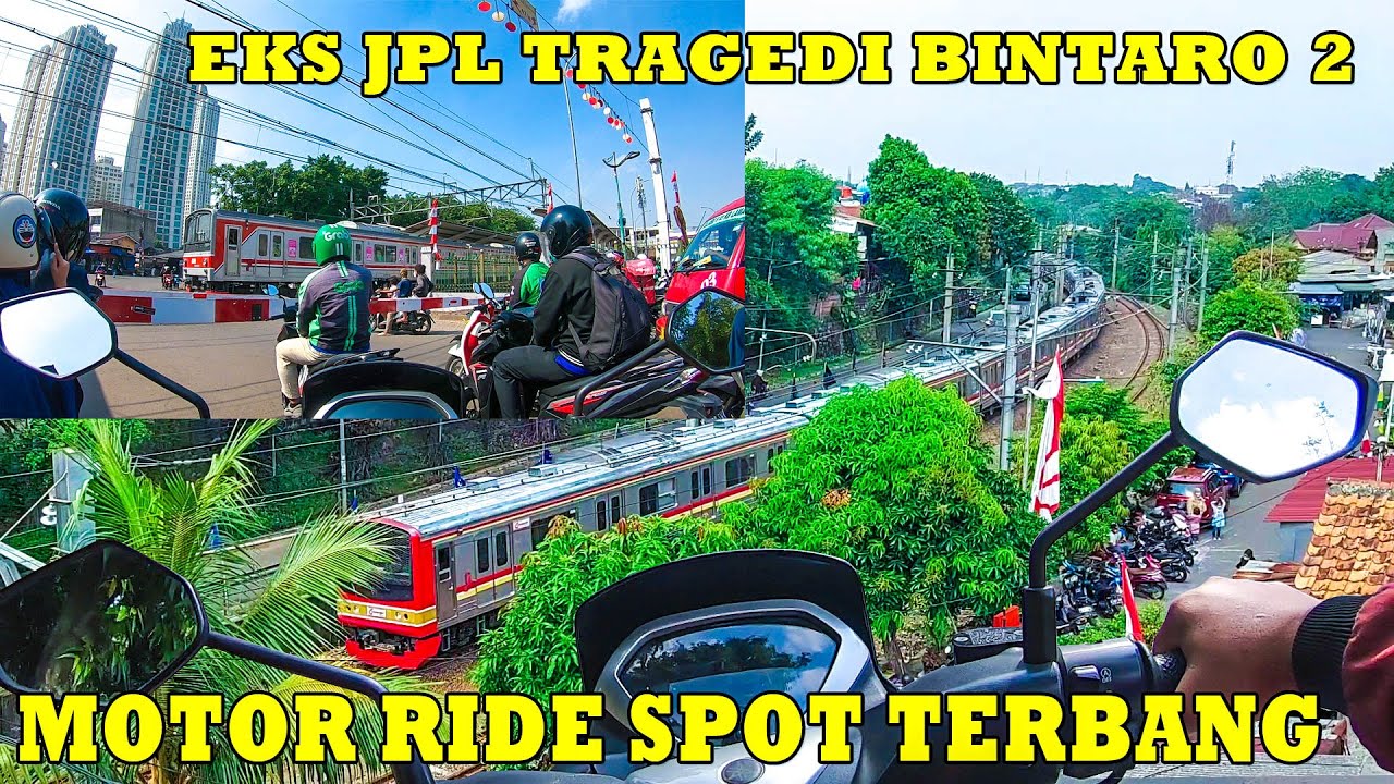 Motoride Blusukan Ke Berbagai Perlintasan Dari Kebayoran Sampai Tangsel, Malah Nyasar Kekuburan