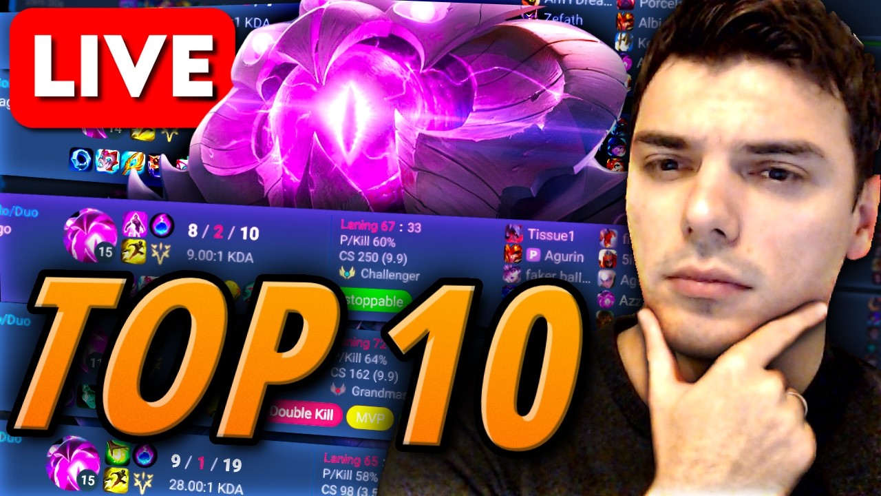 2050LP Rank 10 Start, Best Vel'Koz World Road to Rank 1 EUW, Maybe Variety Later