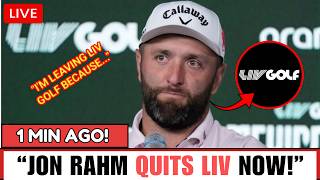 🚨 LIV GOLF IN CHAOS! Jon Rahm QUITS — His SHOCKING Decision Changes EVERYTHING! #jonrahm