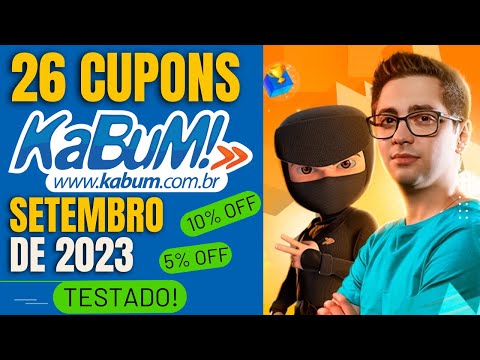 CUPOM DE DESCONTO KABUM! OUTUBRO 2023 🎫 CUPOM KABUM! 