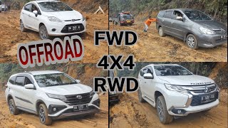 FORD FIESTA VS ALL NEW RUSH VS INNOVA VS PAJERO VS AVANZA VS SIGRA VS CALYA TRABAS JALAN LUMPUR