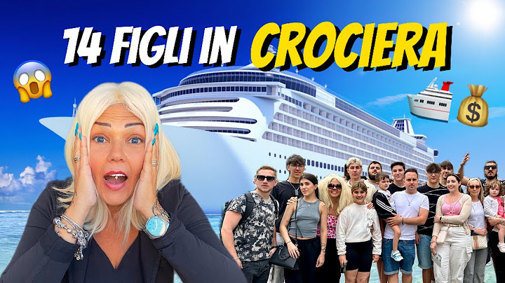14 FIGLI IN CROCIERA 😱🛳️ *costoso* 🤑