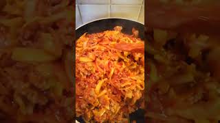 Капуста с фаршем#капуста#фарш#кулинарный#повара #вкусно #простыерецепты