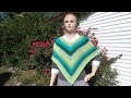 Easy Crochet Easy Ribbed Adult Poncho #TUTORIAL #342 Bagoday Crochet