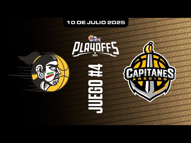 Indios de Mayagüez vs. Capitanes de Arecibo - Juego #4 - Cuartos de Final - 7/10/25 - BSN2025