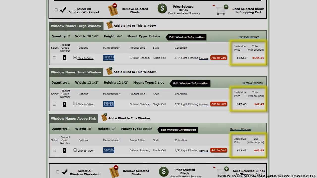 Add A Blind to The Blinds Worksheets