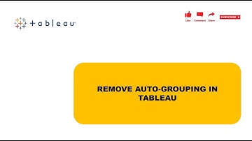 How to remove Auto Grouping in tables in Tableau || How to avoid the grouping of data in tableau