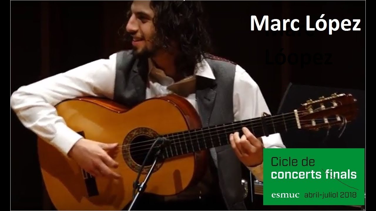 guitarra flamenca española Concerts finals de l'ESMUC 2018: Marc López
