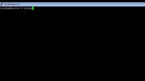 Linux - groups Command - w3resource