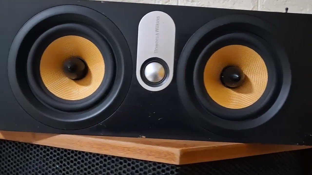 Bowers and wilkins HTM 62 center speaker - YouTube