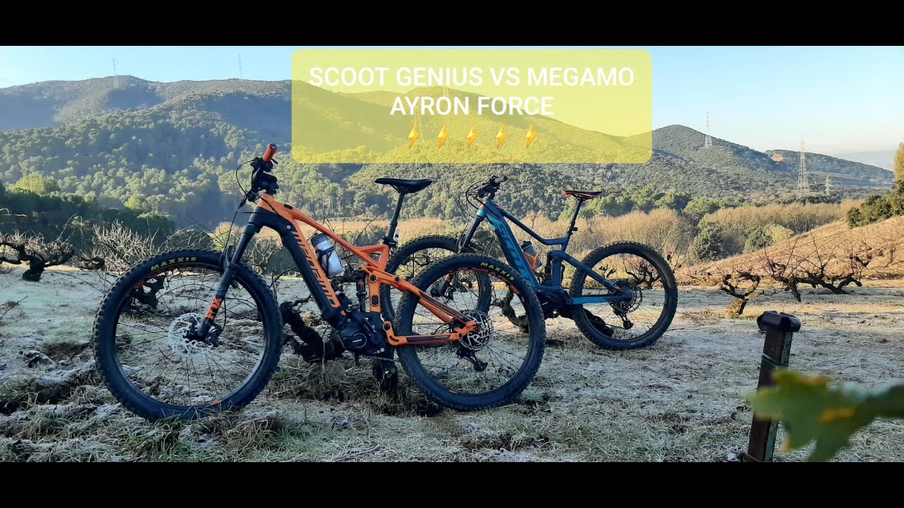 E-BIKES ,SCOOT GENIUS VS MEGAMO AYRON - HD 1080p