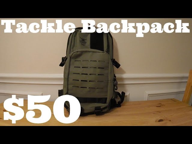 Samurai Tactical Fish Seigyo Tackle Backpack Overview. 