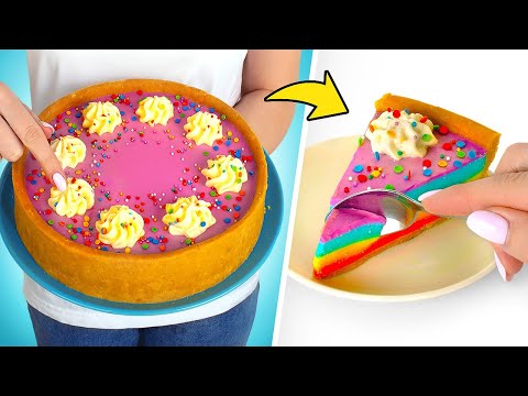 Vídeo: Como Fazer Um Cheesecake De Arco-íris