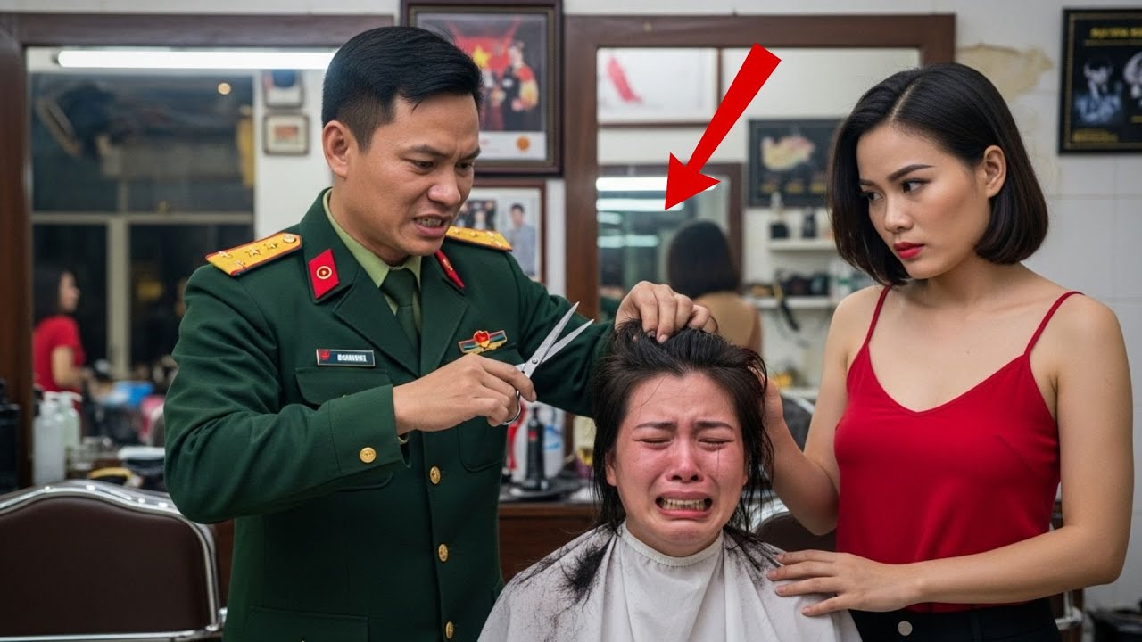 Đại Úy Cắt Tóc Sỉ Nhục Vợ Vì Tiểu Tam Muốn Xinh Hơn, 5 Phút Sau Bố Vợ Tổng Tư Lệnh Xuất Hiện Hắn Sụp