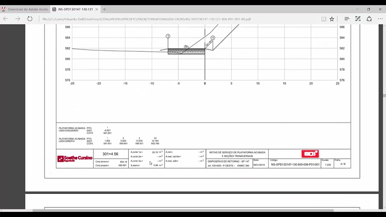 COMO UTILIZAR A NOTA DE SERVIÇO PADRÃO A4 - CIVIL 3D