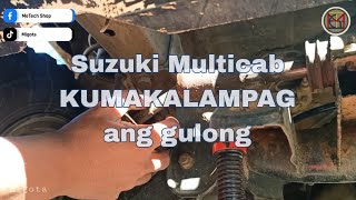 Suzuki Multicab Kumakalampag Ang Gulong