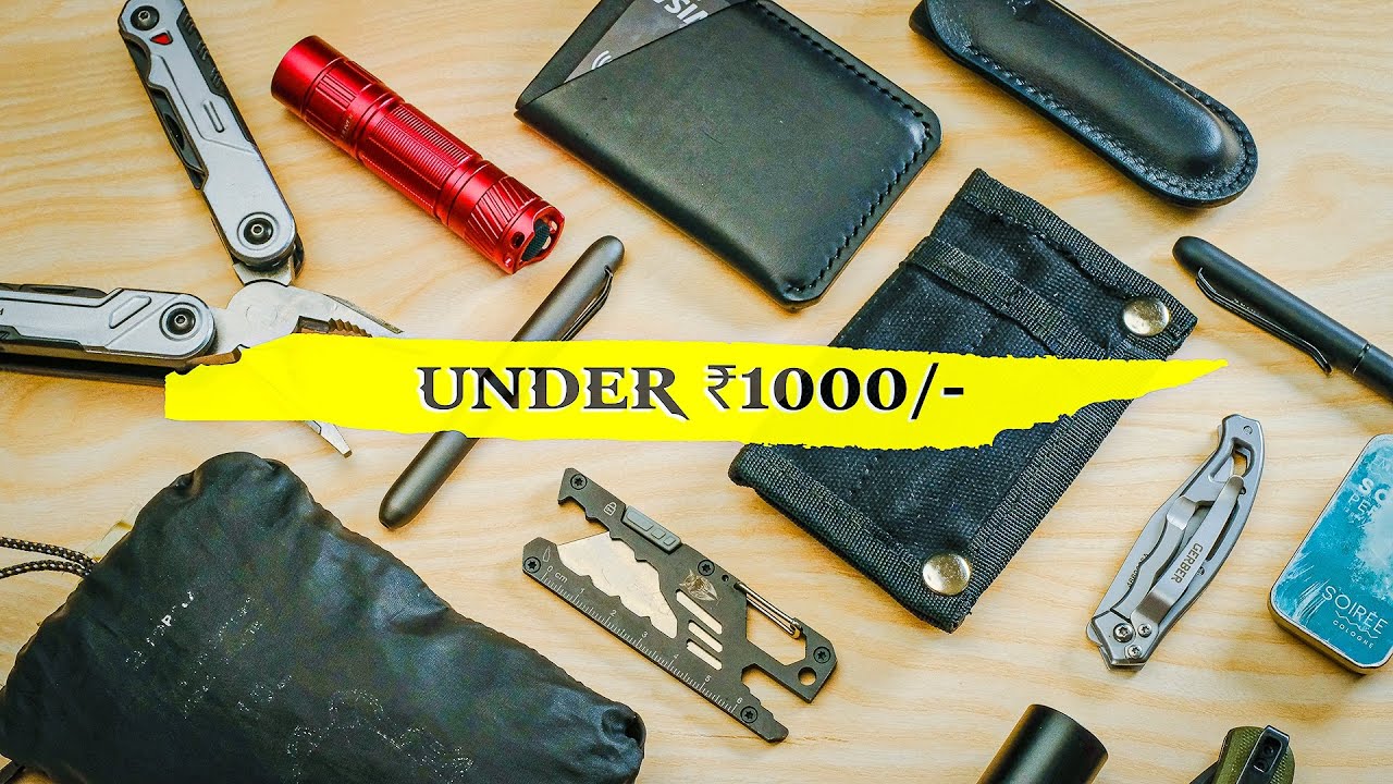 Underrated EDC Items Under ₹1000