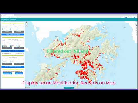API application on Land Transactions in Hong Kong
