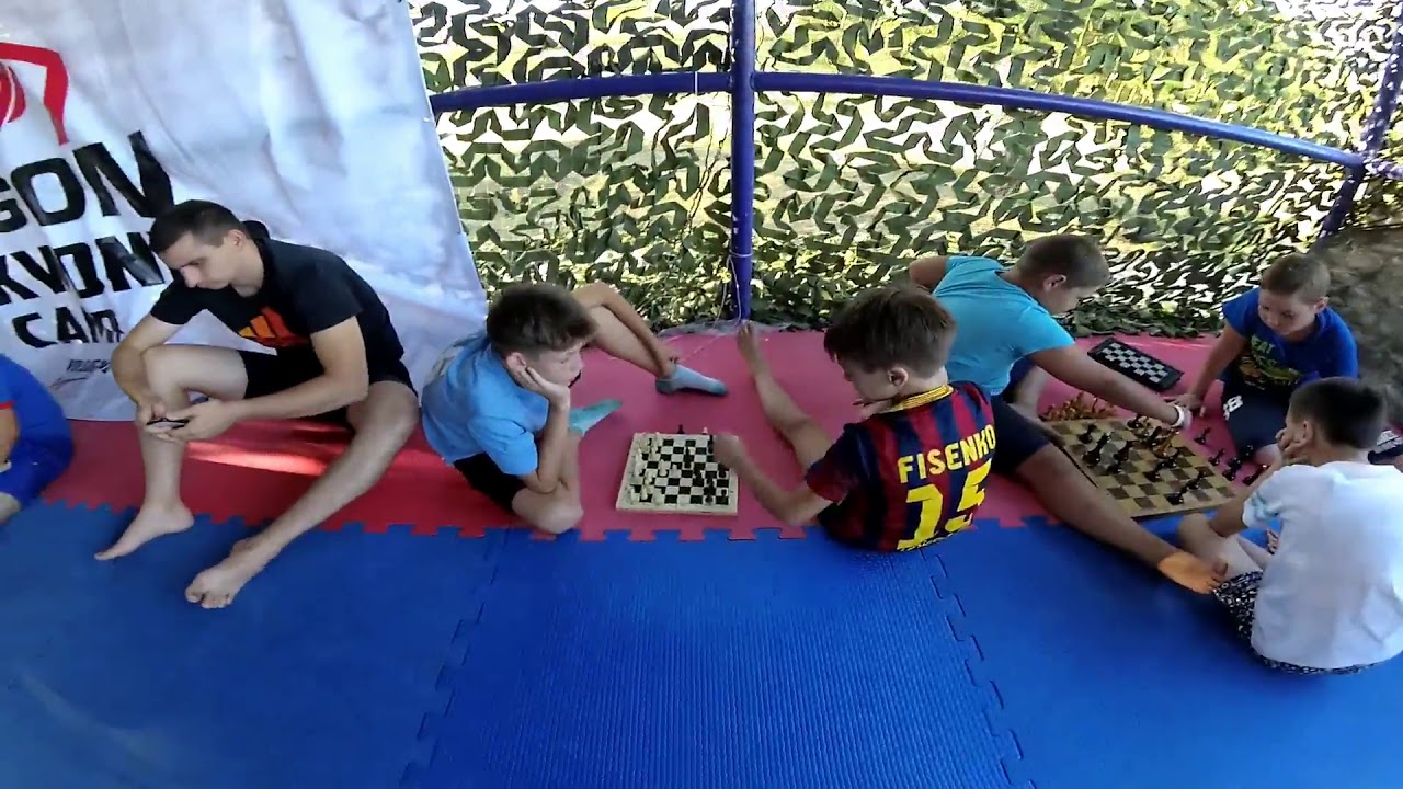 Тренировочный лагерь СК Легион 2018. День 4. Тестирование, кросс, бассейн, шахматы